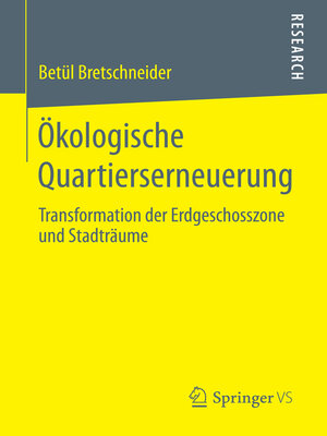 cover image of Ökologische Quartierserneuerung